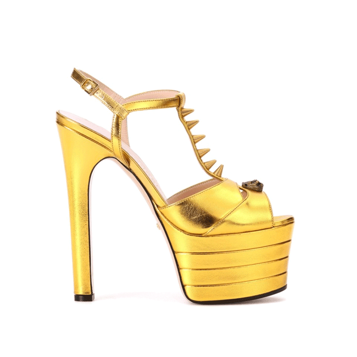 BESEY T Strap High Heel Platform Sandals - ithelabel.com