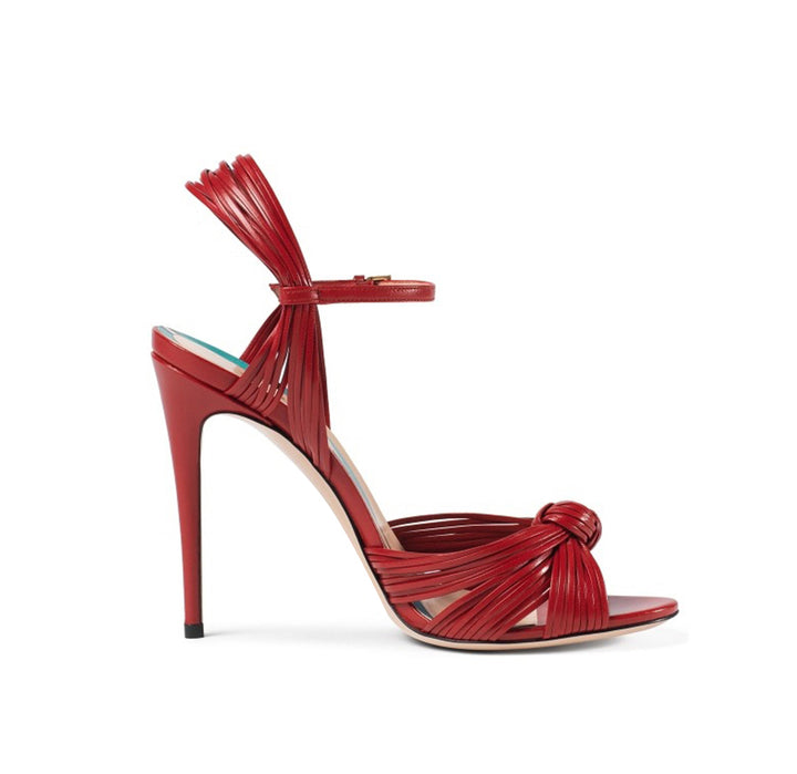 ALGAR Knotted Stiletto High Heel Sandals