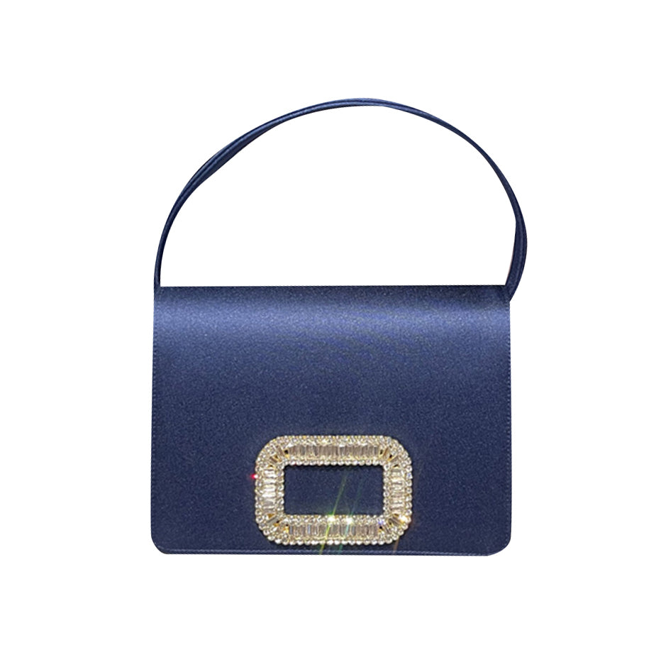 Navy discount diamante bag