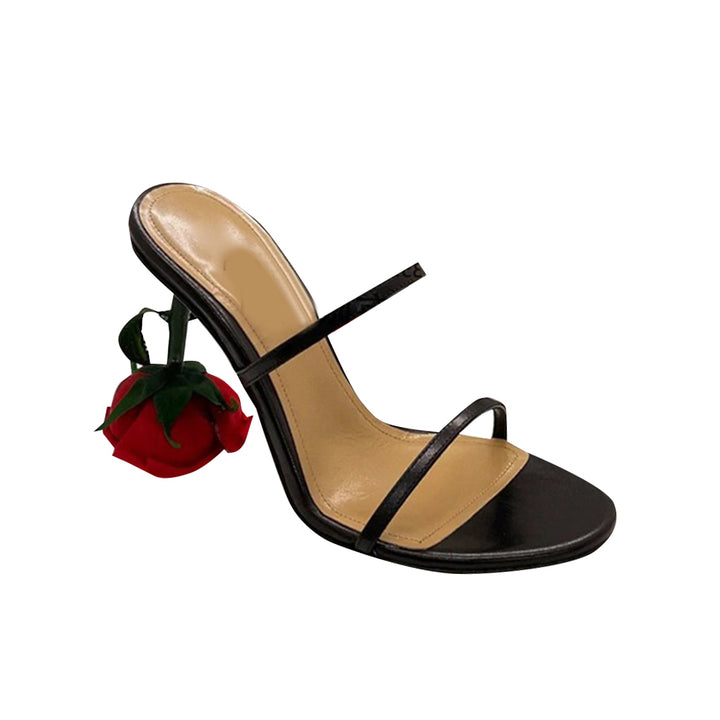 BEKCA Rose Heel Mules Sandals