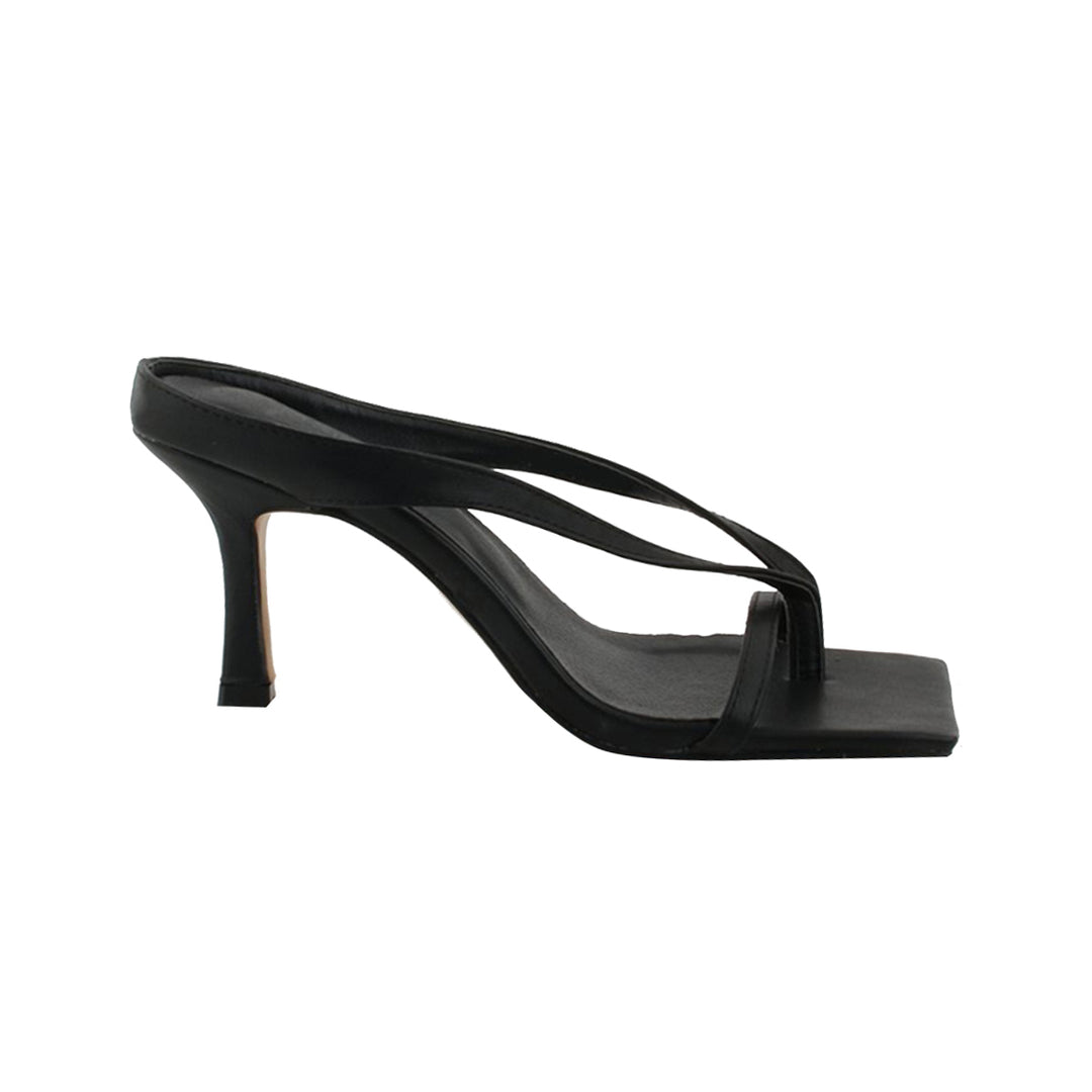 BIBAS Leather Flip Flop Mules Sandals - 6.5cm