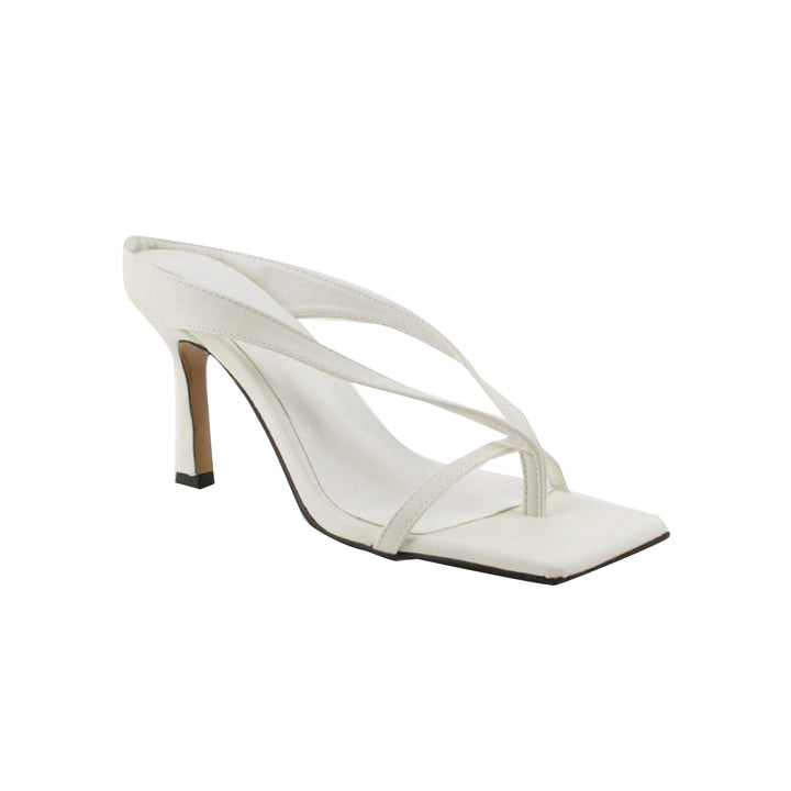 BIBAS Leather Flip Flop Mules Sandals - 9cm