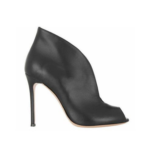CORDE Deep V Vamp Ankle Heels