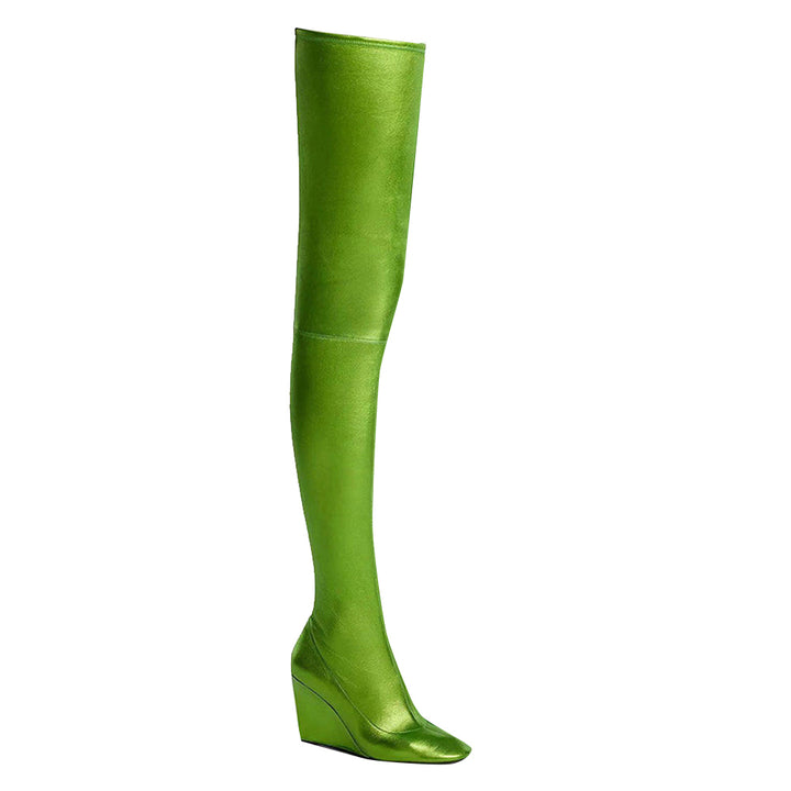 HETIS Wedged Heel Over The Knee Boots