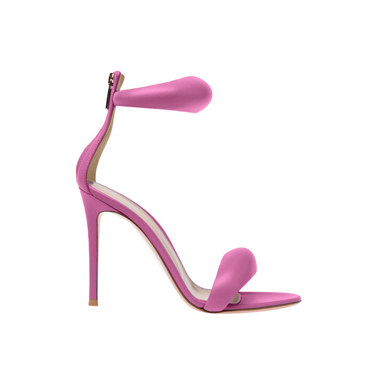 KAFIN Ankle Strap Leather Stiletto High Heel Sandals - 9.5cm