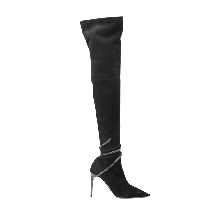 KEFUV Wrap Stiletto Heel Over The Knee Boots