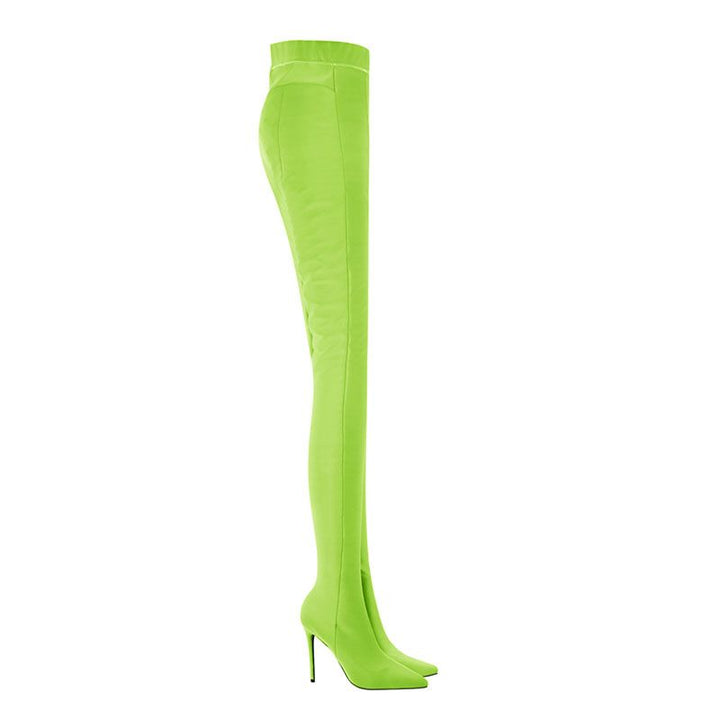 KEROL Pointed Toe High Heel Boots