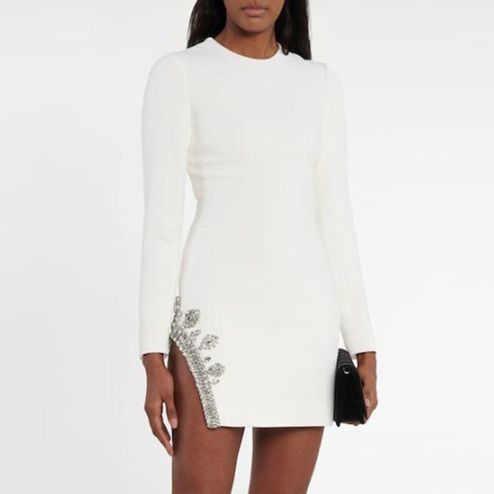 KIPIA Diamante Mini Evening Dress Gown