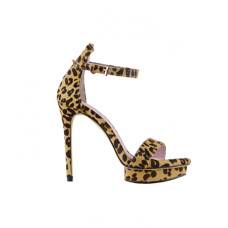 KULMA Printed Platform High Heel Sandals - 12cm - ithelabel.com