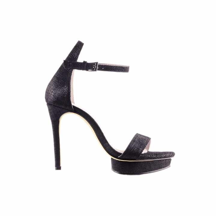 KULMA Platform Leather High Heel Sandals - 10cm - ithelabel.com