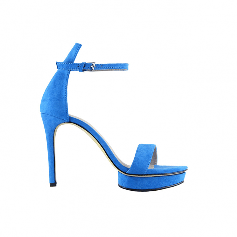 KULMA Platform Suede High Heel Sandals - 10cm - ithelabel.com