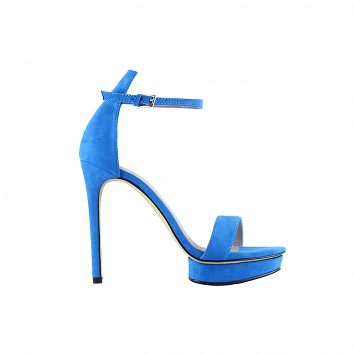 KULMA Platform Suede High Heel Sandals - 12cm - ithelabel.com
