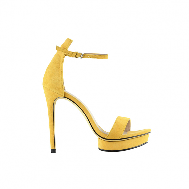 KULMA Platform Suede High Heel Sandals - 12cm - ithelabel.com
