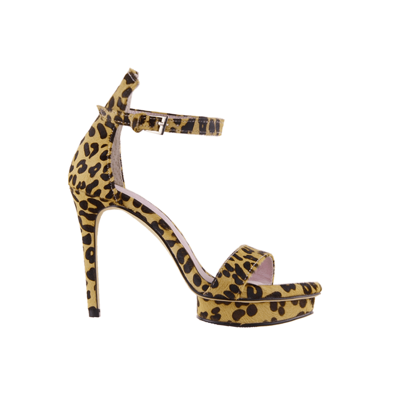 KULMA Printed Platform High Heel Sandals - 10cm - ithelabel.com