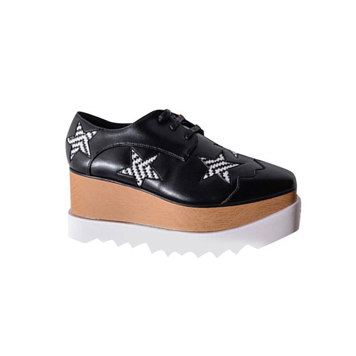LIBBY Star Lace Up Oxfords Platform Sneakers