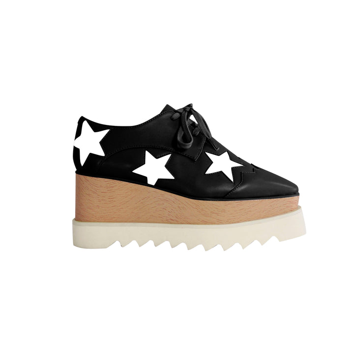 LIBBY Star Lace Up Oxfords Platform Sneakers