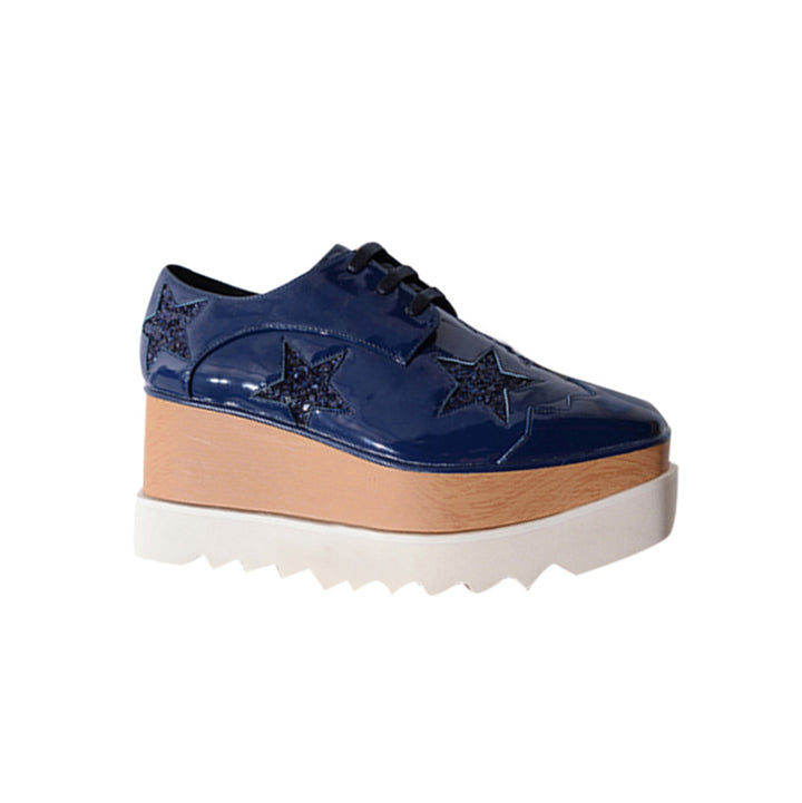 LIBBY Star Lace Up Oxfords Platform Sneakers