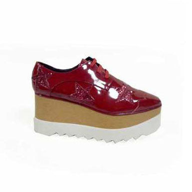 LIBBY Star Lace Up Oxfords Platform Sneakers