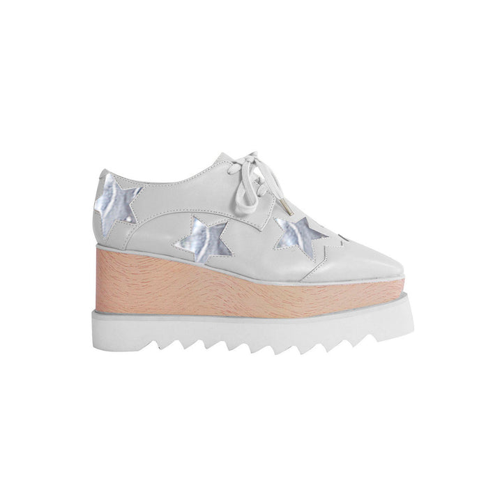 LIBBY Star Lace Up Oxfords Platform Sneakers