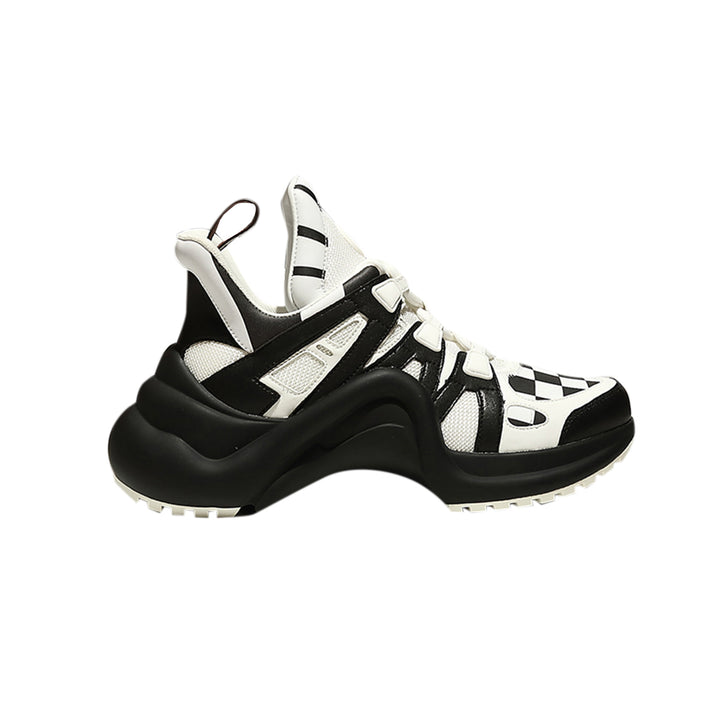 LUKE Bi-Color Spacewalker Platform Sneakers - ithelabel.com