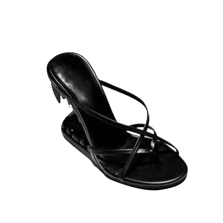 MUIFO Sculptured Wedged Heel Sandals