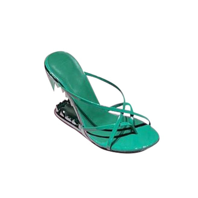 MUIFO Sculptured Wedged Heel Sandals