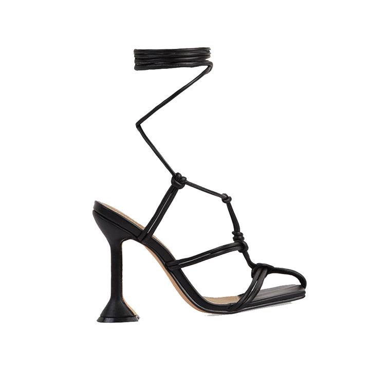NAFRA Lace Up High Heel Sandals