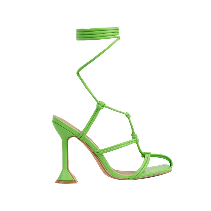 NAFRA Lace Up High Heel Sandals