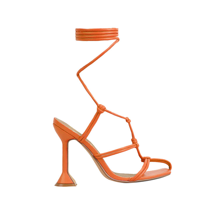 NAFRA Lace Up High Heel Sandals