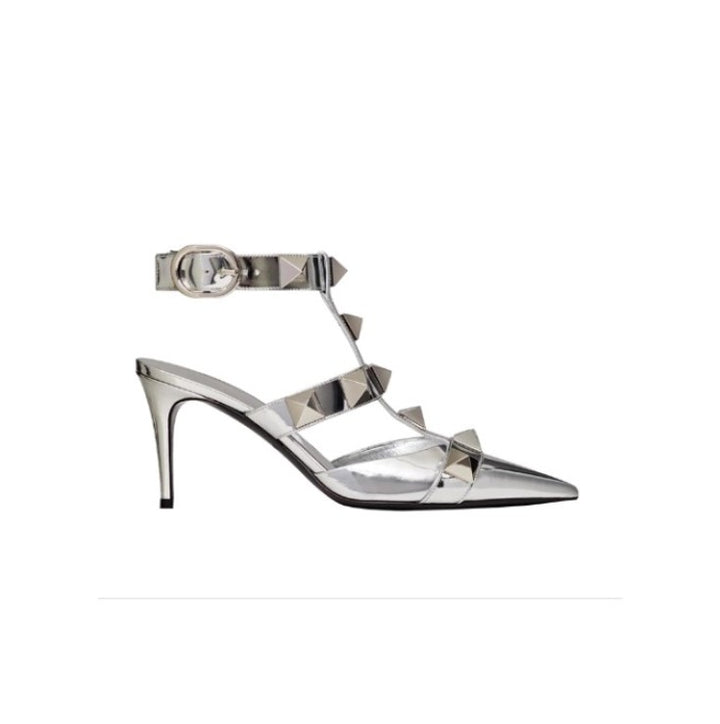 NAJEK Studded Mid Heel Sandals