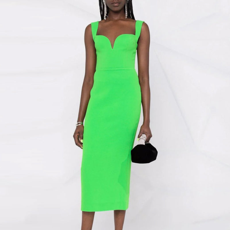 Green NOSIA Evening Dress Gown