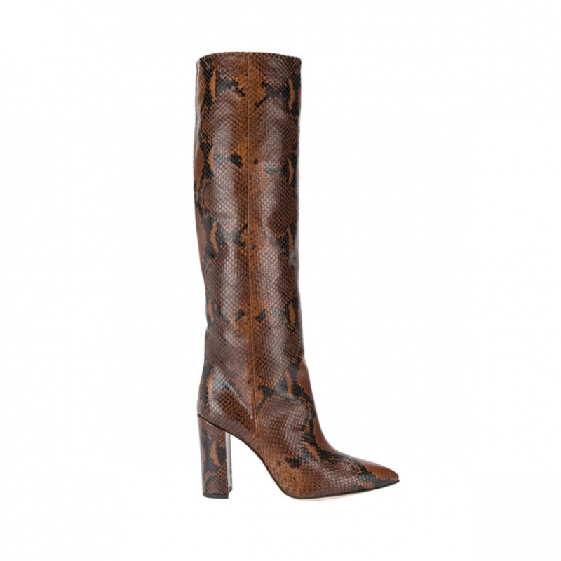 OKANA Printed Leather Knee High Boots - ithelabel.com