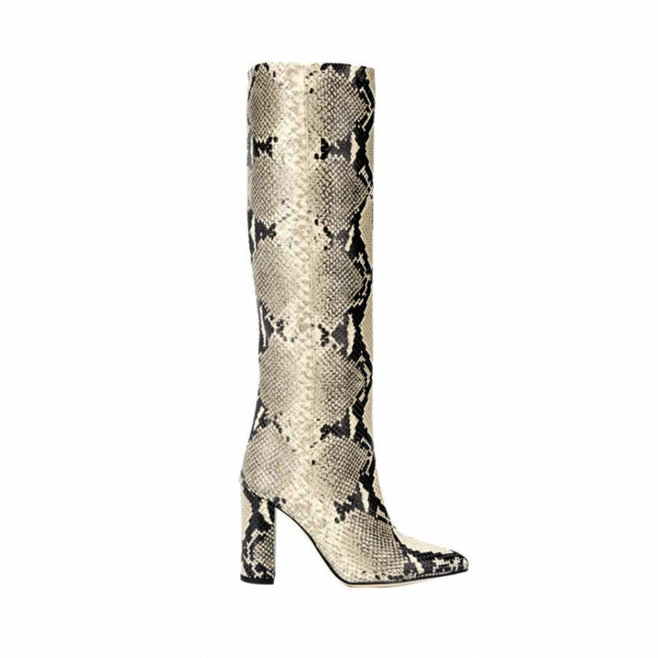 OKANA Printed Leather Knee High Boots - ithelabel.com