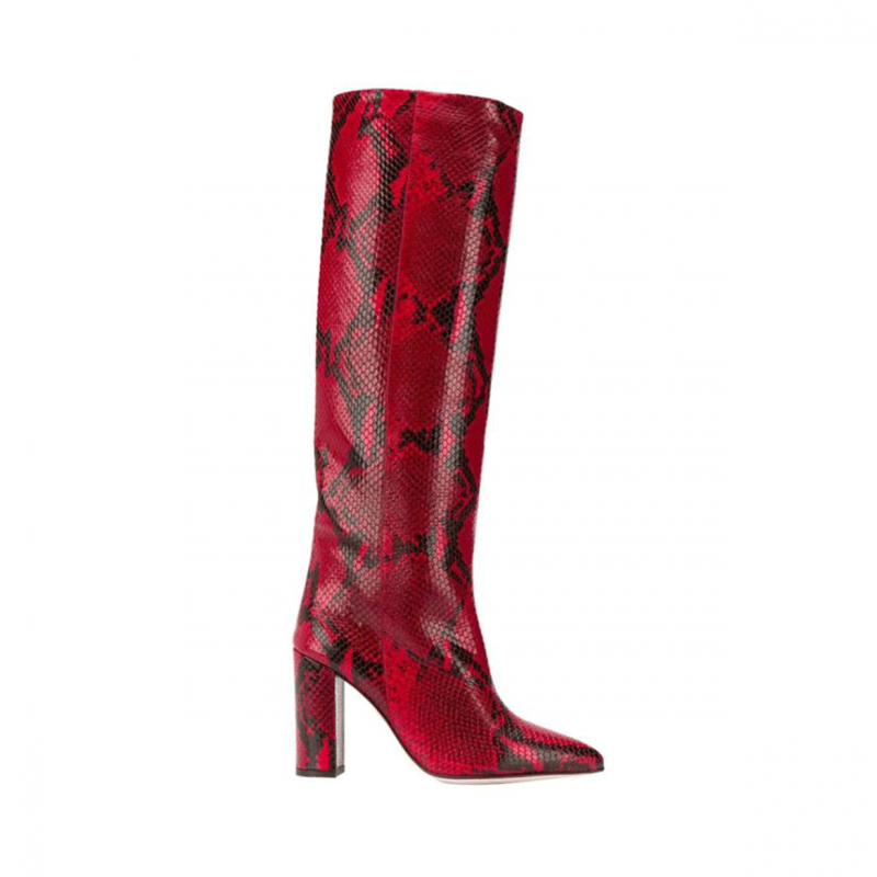 OKANA Printed Leather Knee High Boots - ithelabel.com