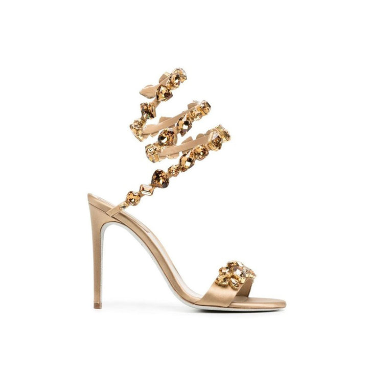 RADUI Diamante Wrap High Heel Sandals - 10cm