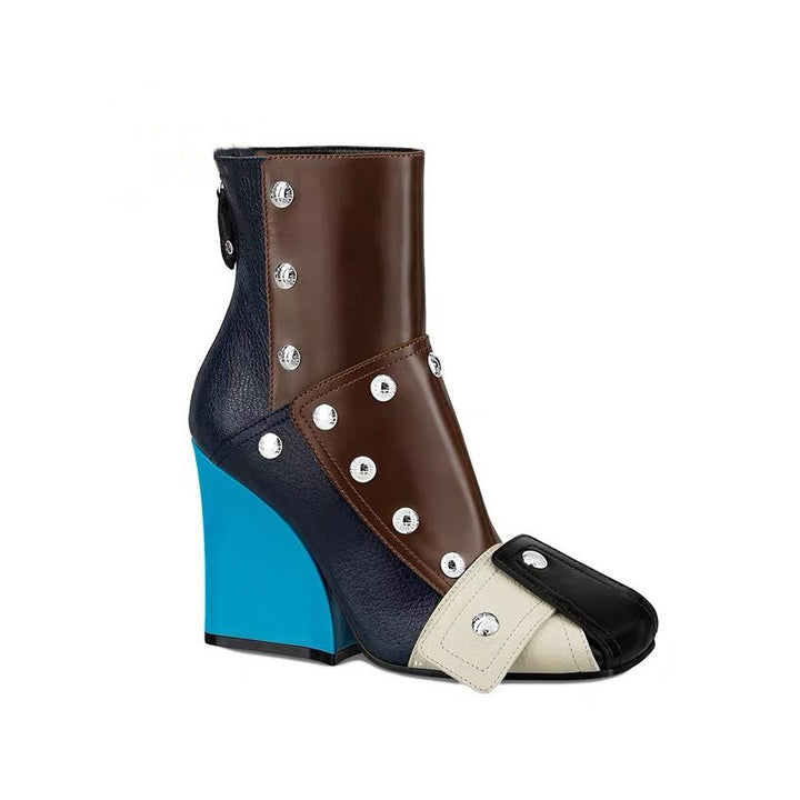 RAFOU Leather Ankle Boots