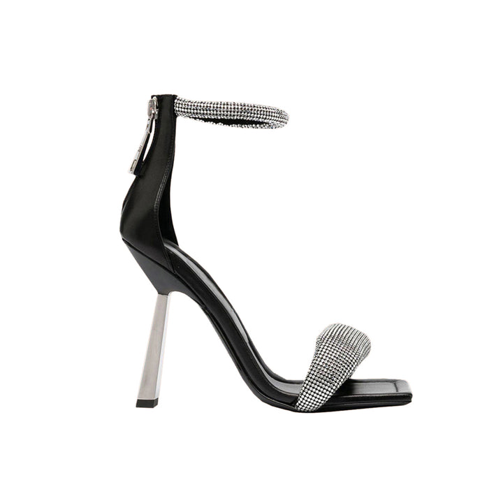 ROCIE Diamante Mid Heel Sandals