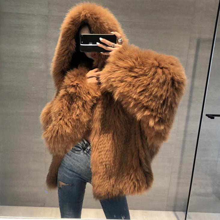 SALVA Vegan Fur Coat