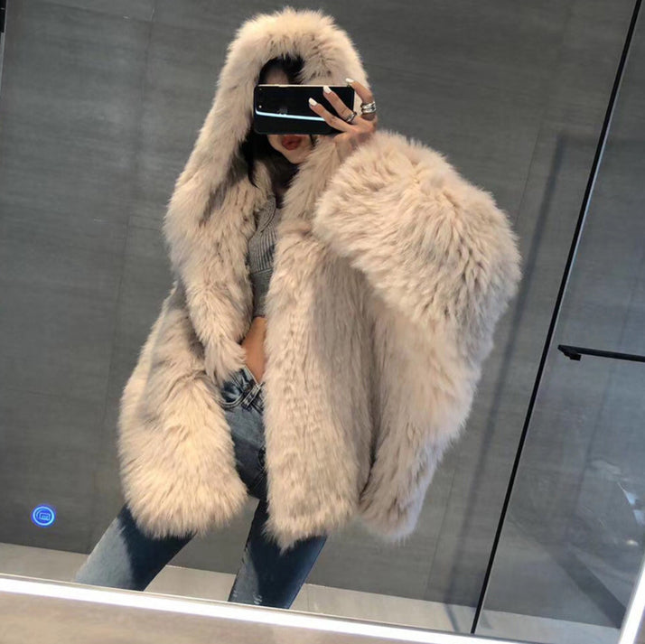 SALVA Vegan Fur Coat