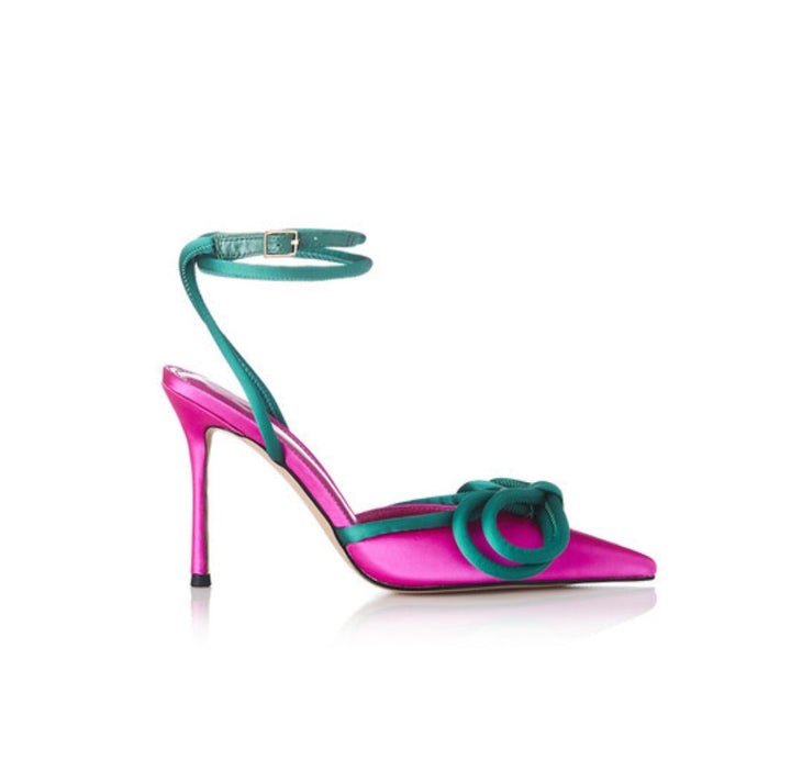 SAMTO Bow High Heel Sandals