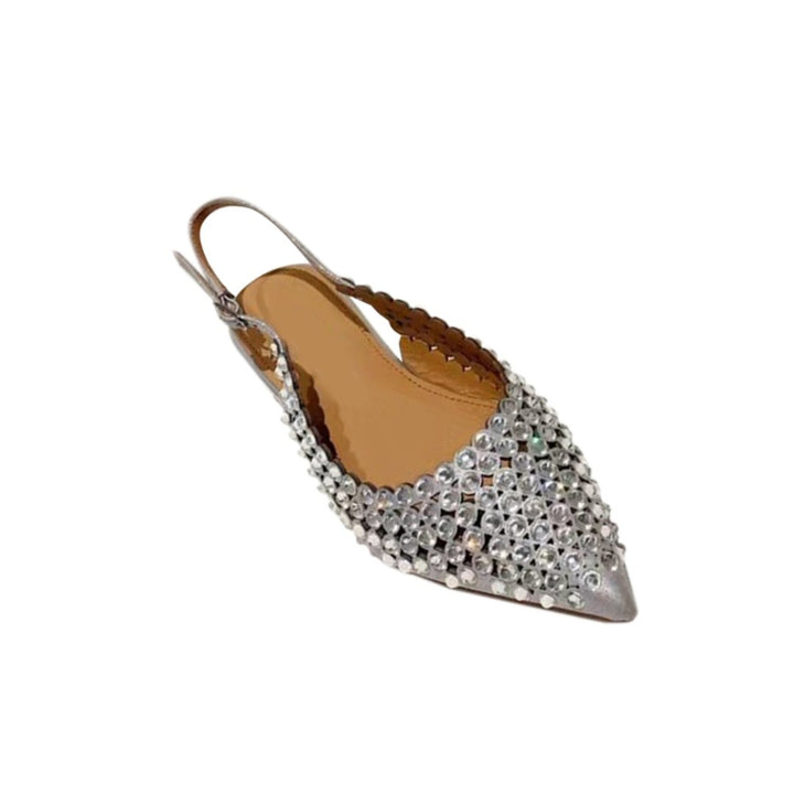 SEIRT Diamante Flat Sandals
