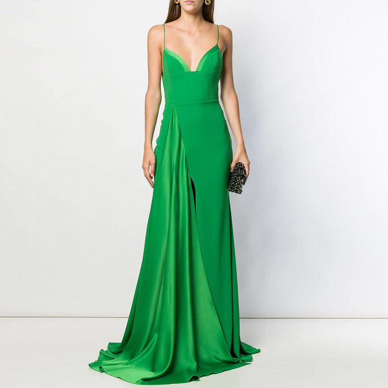 Green SIKIW Slip Maxi Evening Dress Gown | i The Label MADE to ORDER - Ready to delivery : 10 to 15 business days. Green SIKIW Slip Maxi Evening Dress Gown | i The Label MADE to ORDER - Ready to delivery : 10 to 15 business days.