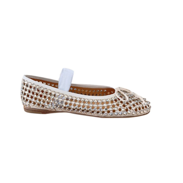 SUENT Diamante Flat Ballet Shoes