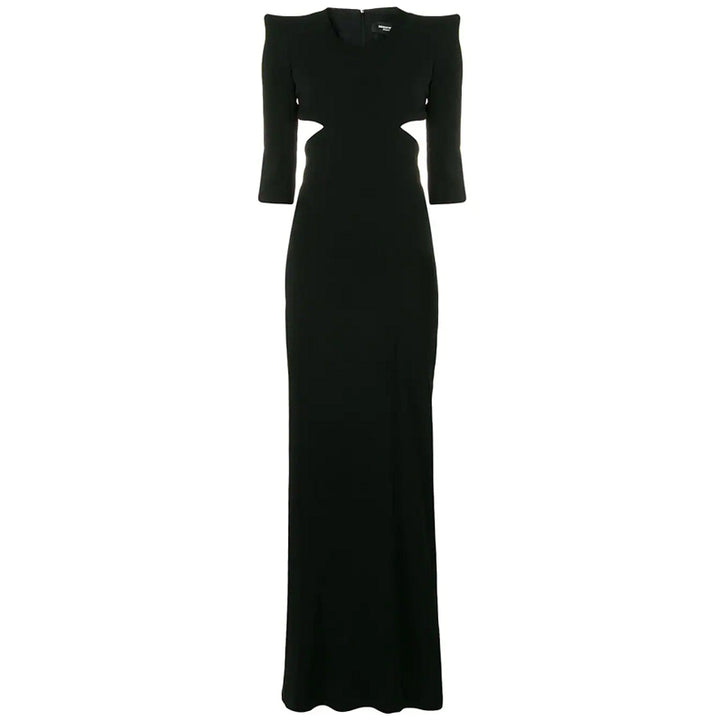 AISRA Cut Out Maxi Evening Dress Gown