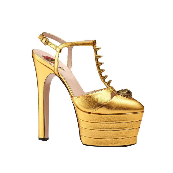 BESEY T-Strap High Heel Platform Sandals - ithelabel.com
