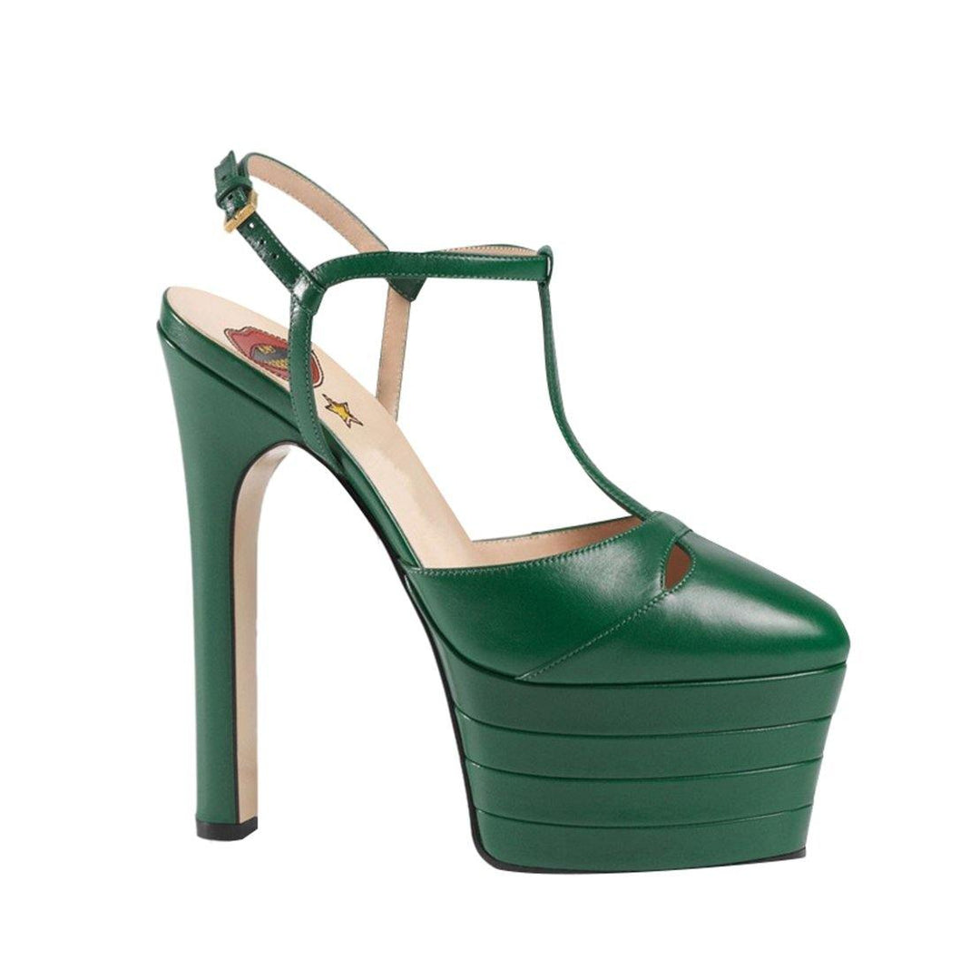 BESEY T-Strap High Heel Platform Sandals - ithelabel.com