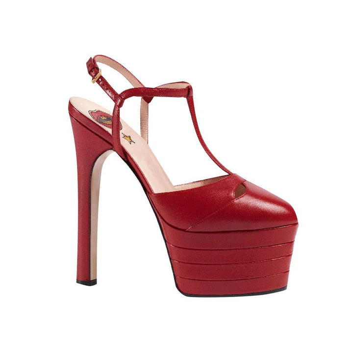 BESEY T-Strap High Heel Platform Sandals - ithelabel.com