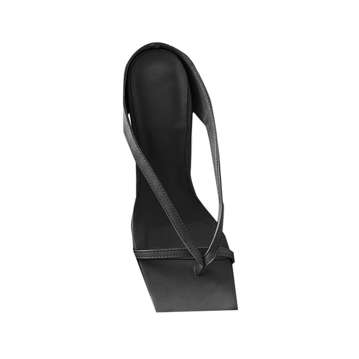 BIBAS Leather Flip Flop Mules Sandals - 9cm