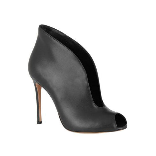 CORDE Deep V Vamp Ankle Heels