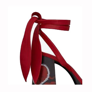 DONIO Printed Block Heel Platform Sandals